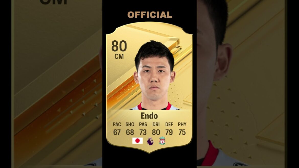 Wataru Endo - Official Rating VS Current Form Rating #like #subscribe