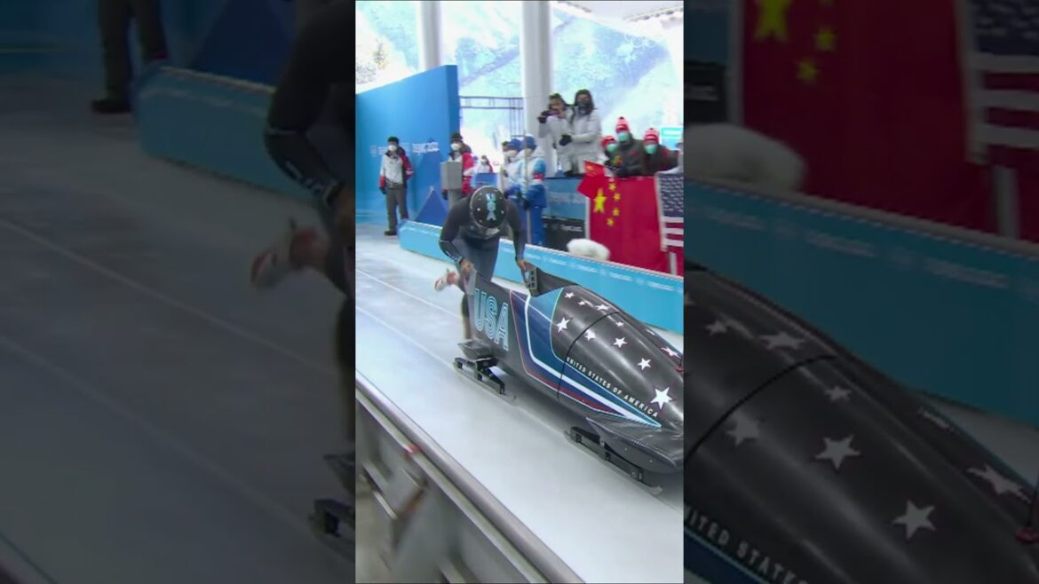 Precision in training. Power on the ice. 💪  #bobsleigh