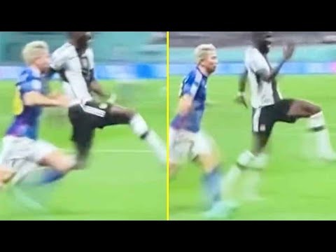 when asano take revenge on Antonio rüdiger#japan #germany #worldcup when asano take revenge on Antonio rüdiger#japan #germany #worldcup