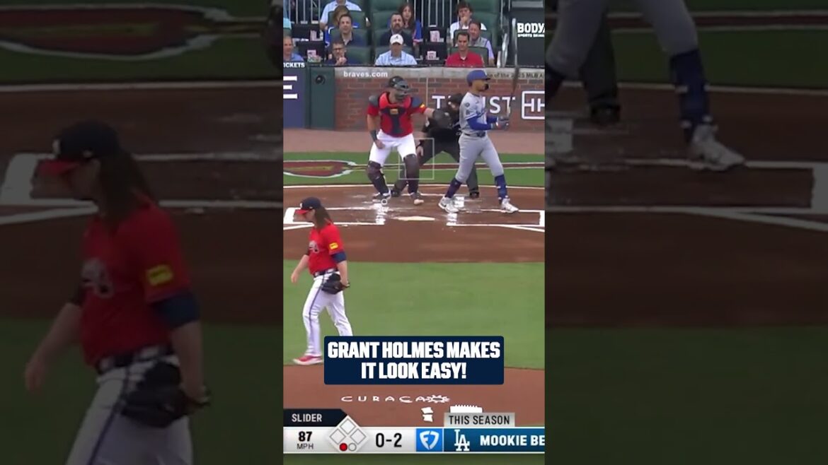 Grant Holmes strikes out Shohei Ohtani, Mookie Betts and Freddie Freeman to start the game 😤