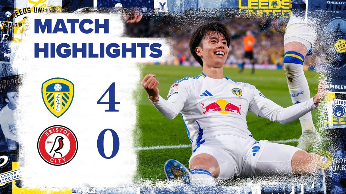 Highlights | Leeds United 4-0 Bristol City | Tanaka, Gnonto, Ramazani goals, Piroe assist! ️‍🔥