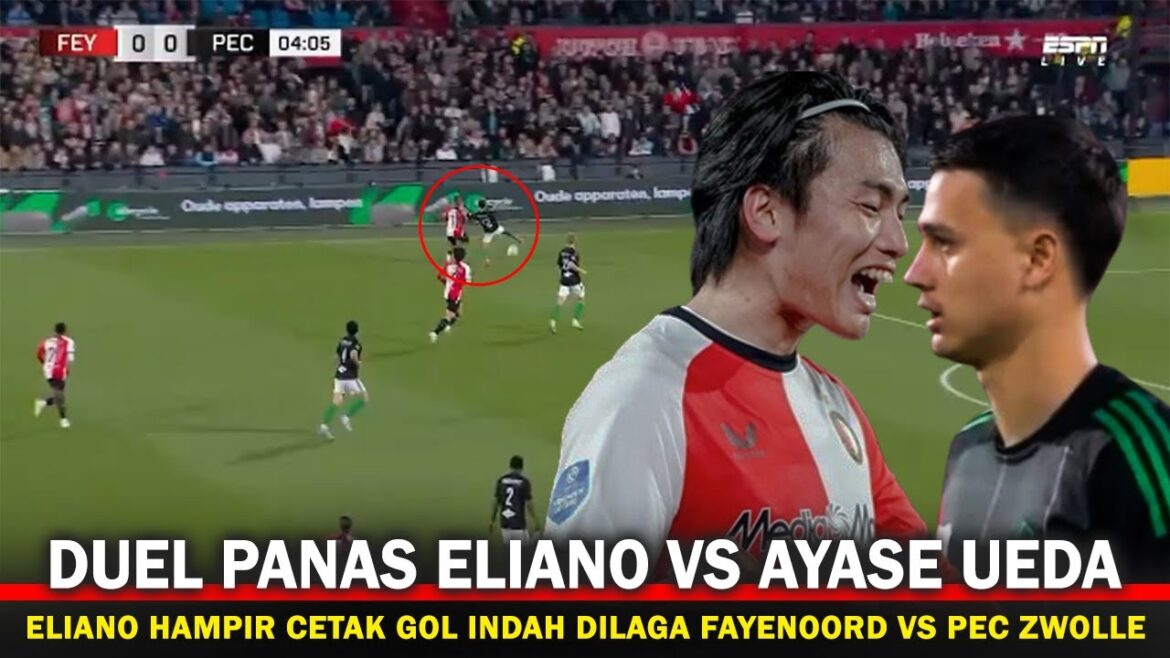 🔴eliano Reijnders vs. Ayase Ueda! Play full 90 minutes, almost scoring beautiful goals from outside the penalty box