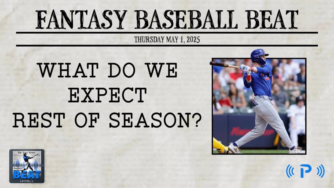 Taking a Look At Rest of Season Projections I Fantasy Baseball Beat EP 016