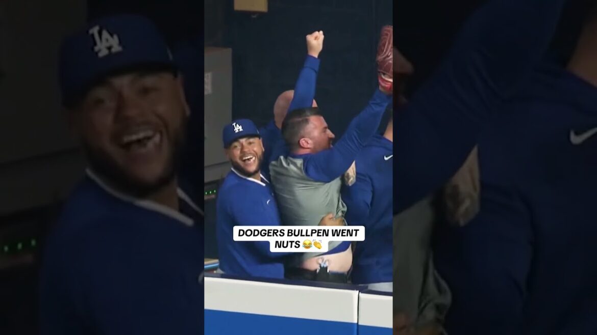 Shohei Ohtani’s Hr Makes Dodgers’ Bullpen Go Wild 😱 #SHOHEOHTANI #Dodgers Shohei Ohtani's Hr Makes Dodgers' Bullpen Go Wild 😱 #SHOHEOHTANI #Dodgers
