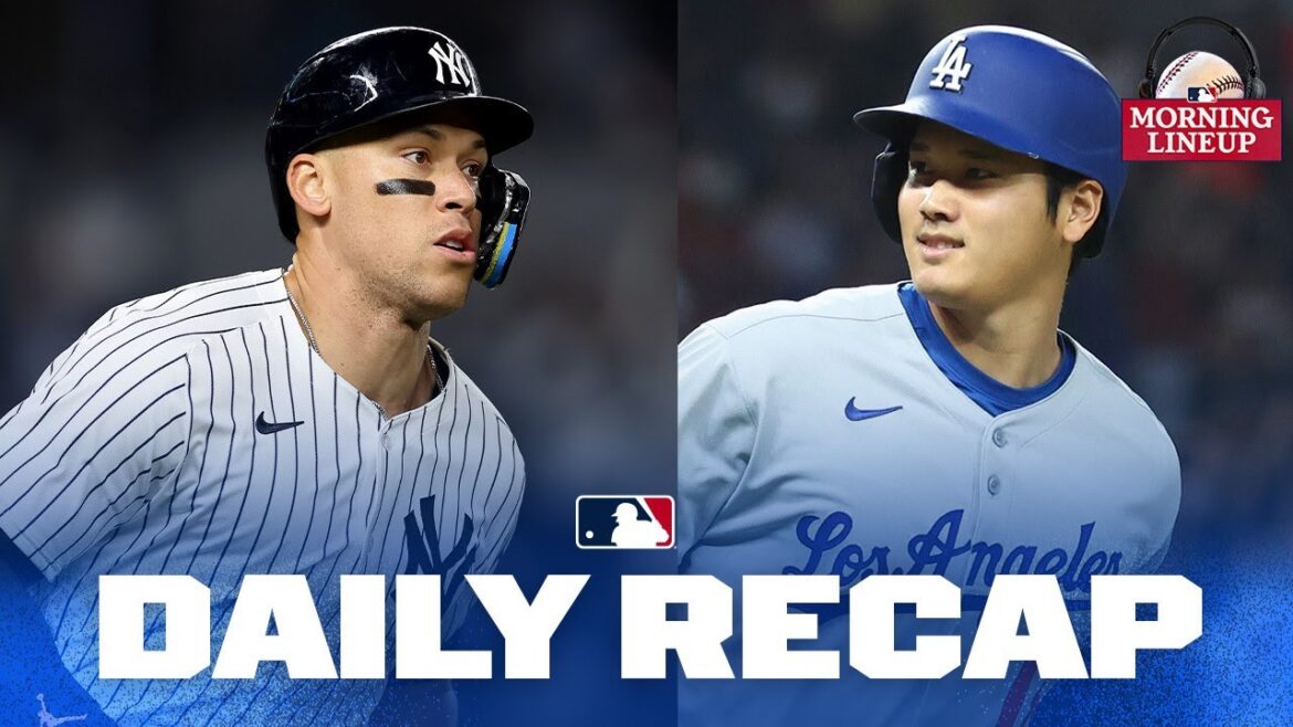 Aaron Judge, Shohei Ohtani both homer! | Morning Lineup (MLB Daily Recap)