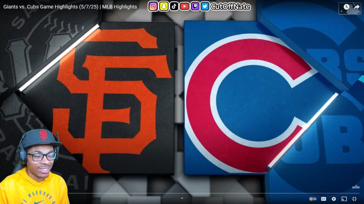 GIANTS FAN REACTS TO Giants vs. Cubs Game Highlights (5/7/25) | MLB Highlights