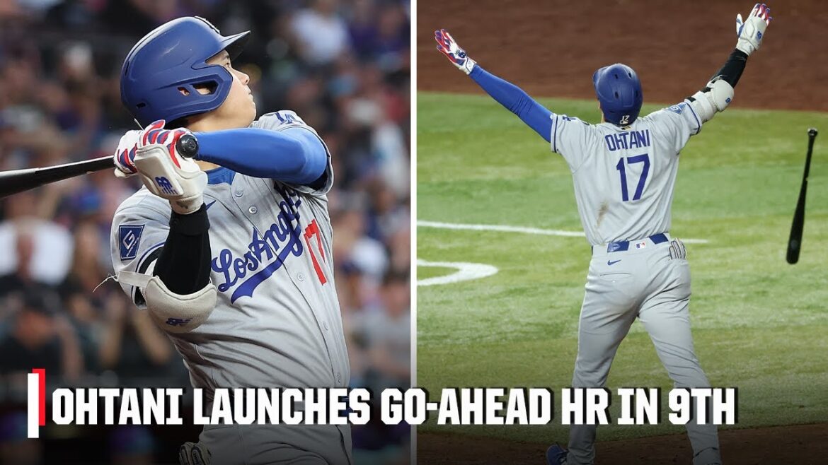 Shohei Ohtani caps Dodgers’ 9th-inning comeback with 3-run HR 😮 | ESPN MLB