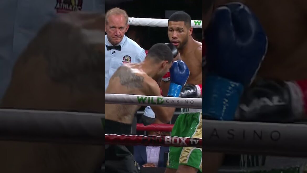 Olympic Gold Medalist Hebert Sousa gets it done by TKO after injuring Rowdy Montgomery 🥇💥