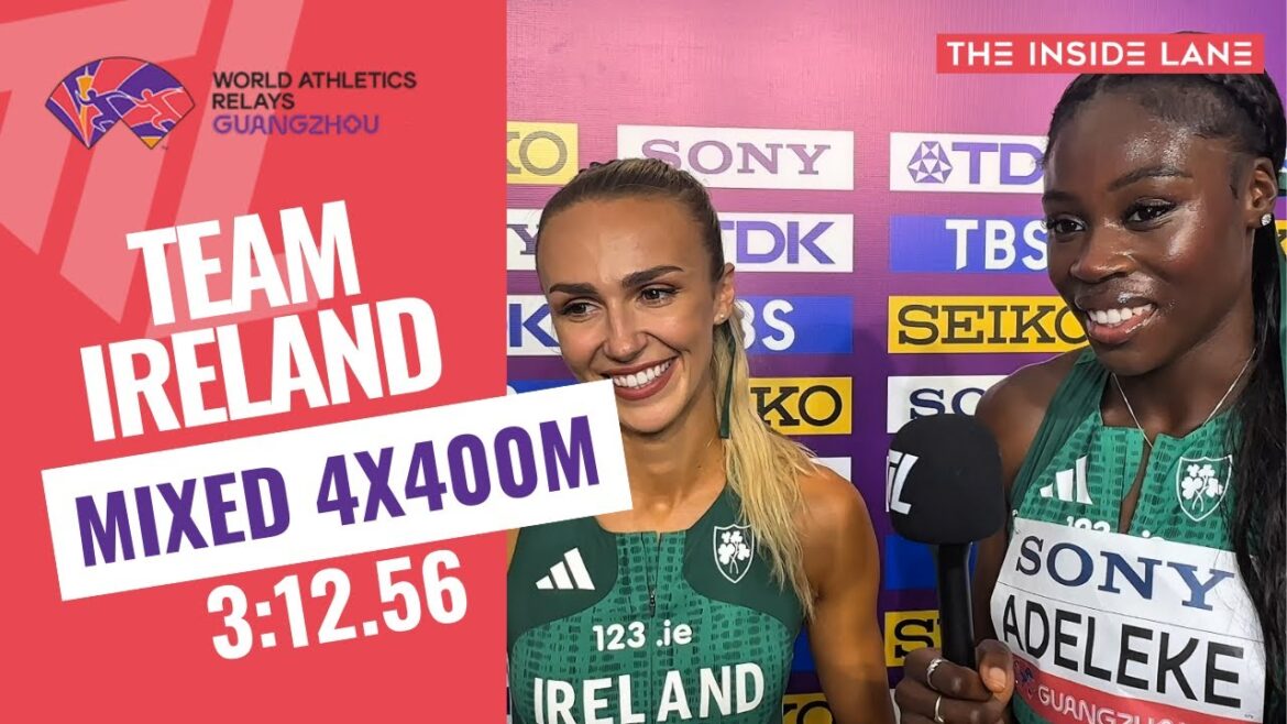 Sharlene Mawdsley & Rhasidat Adeleke Speak After Strong Mixed 4x400m Qualification For Ireland Sharlene Mawdsley & Rhasidat Adeleke Speak After Strong Mixed 4x400m Qualification For Ireland