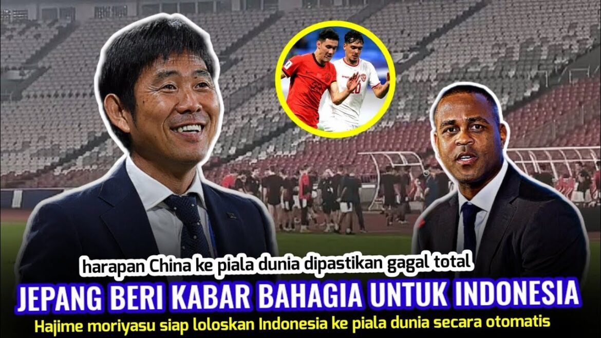 Hajime Moriyasu conveyed good news to Patrick Kluivert to qualify for the 2026 World Cup