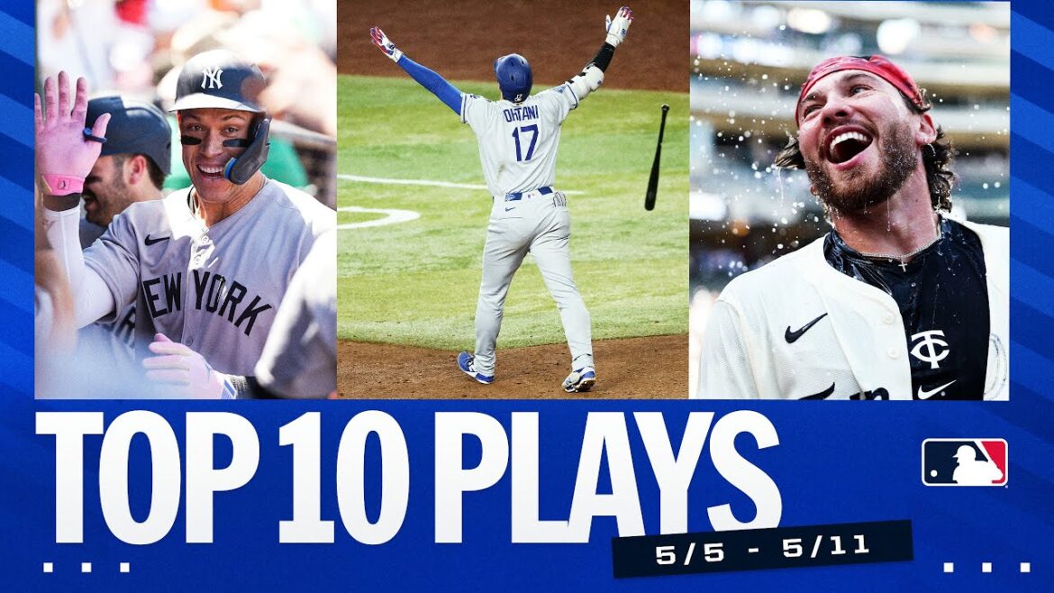 Top 10 Plays of the Week (big performances from Aaron Judge & Shohei Ohtani, crazy catches AND MORE)