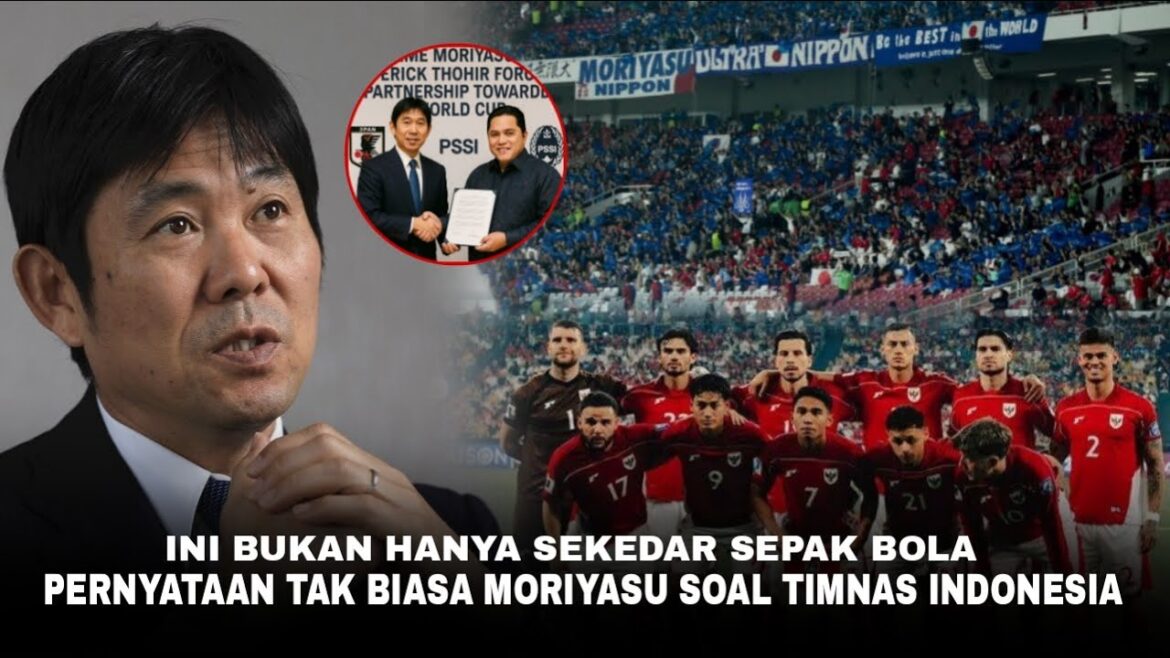 Only those who are worthy! Drain emotions! Moriyasu's shocking statement about the opportunity for the Indonesian national team