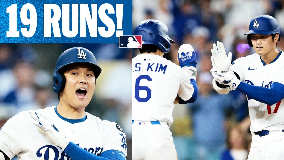 Dodgers score 19 runs on Shohei Ohtani Bobblehead Night! 🤩