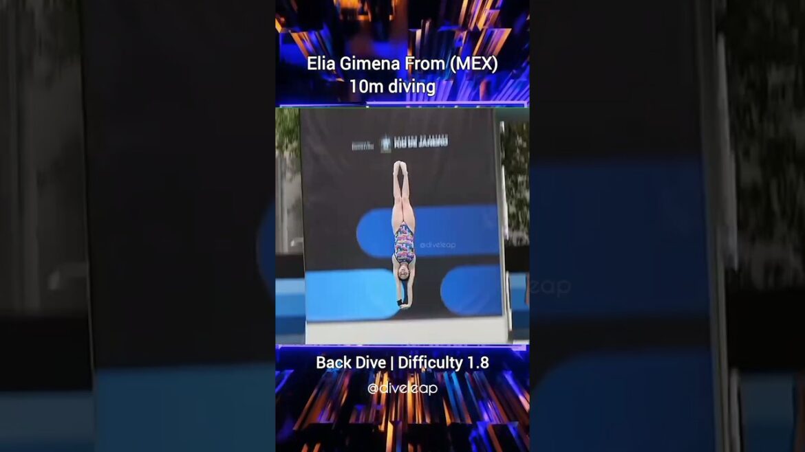 Elia Gimena #diving #athlete #swimming #olympics #edit #sports #music #motivation