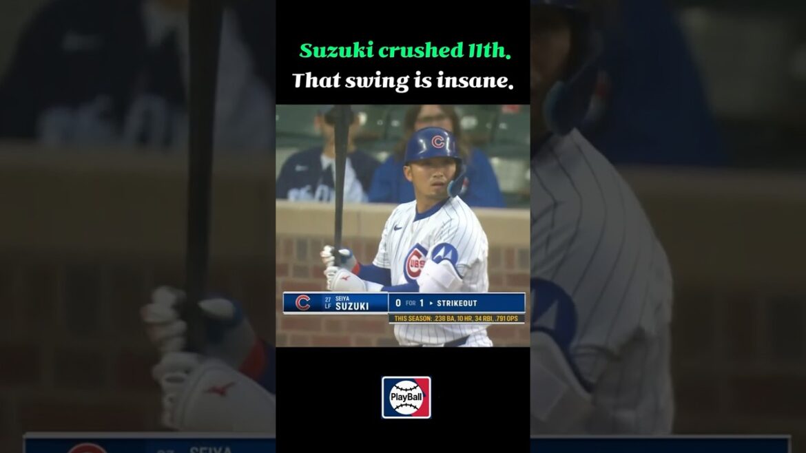Seiya Suzuki blasts his 11th HR of the season! #mlb