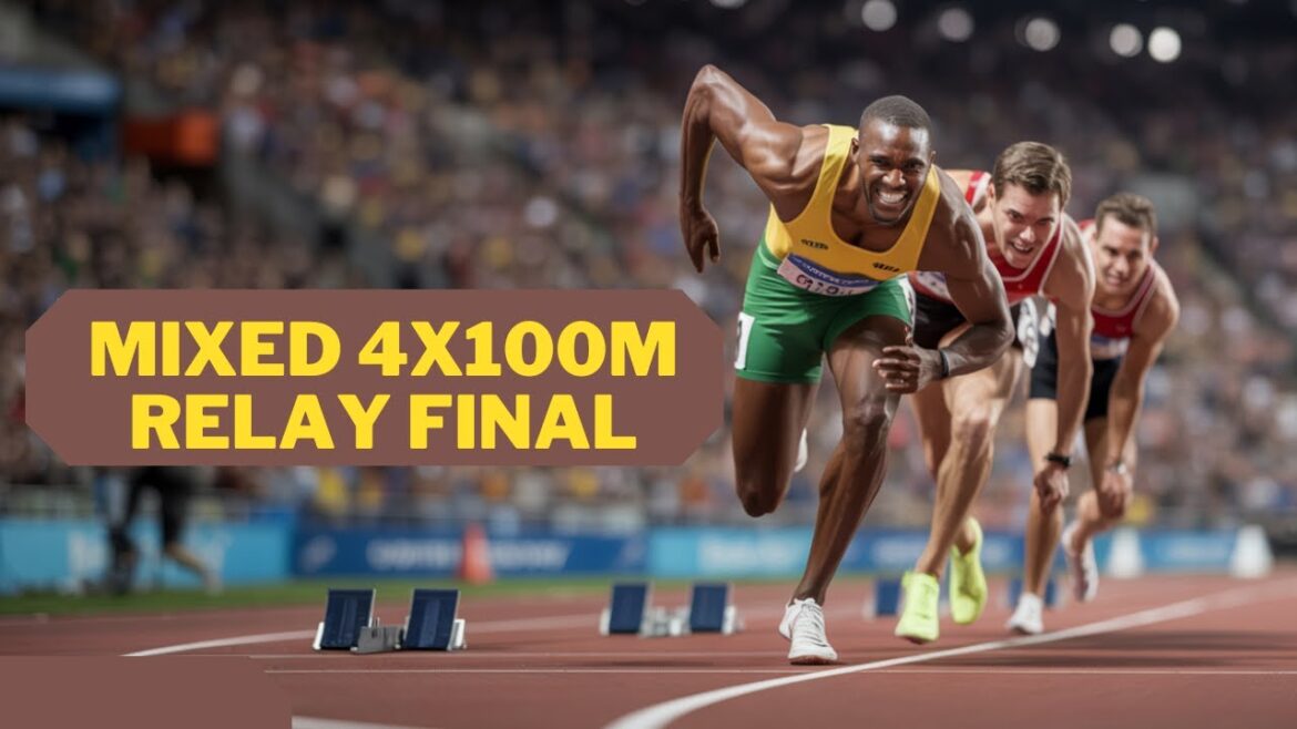 INSANE Mixed 4x100m Relay Final š„Must-See Sprint Finish! INSANE Mixed 4x100m Relay Final š„Must-See Sprint Finish!