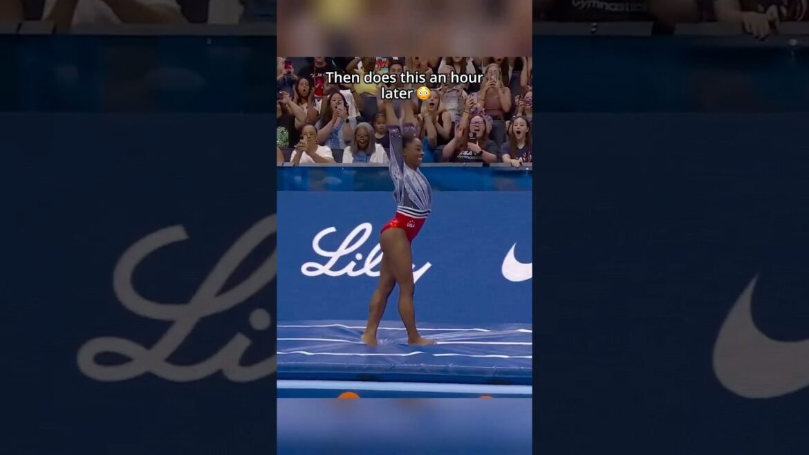 Just casual GOAT things😂🐐 #gymnastics #simonebiles #olympics #fail #funny #sports