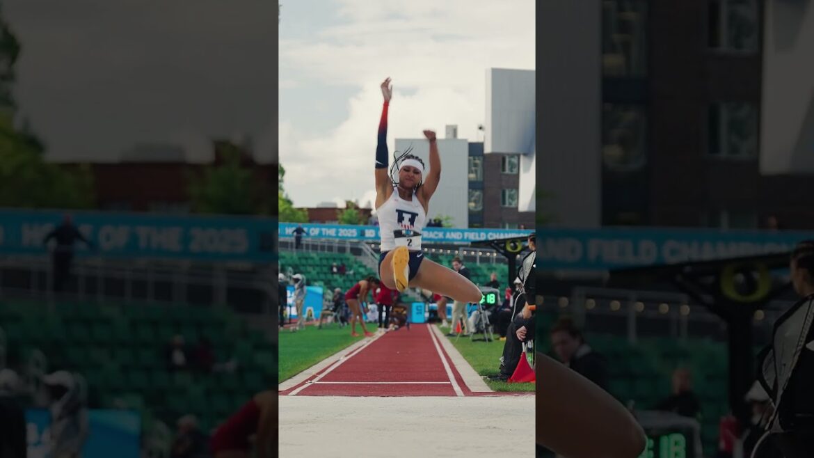Illini Track I Sophia Beckmon Big Ten Long Jump Bronze Medal Reel 5/17/25