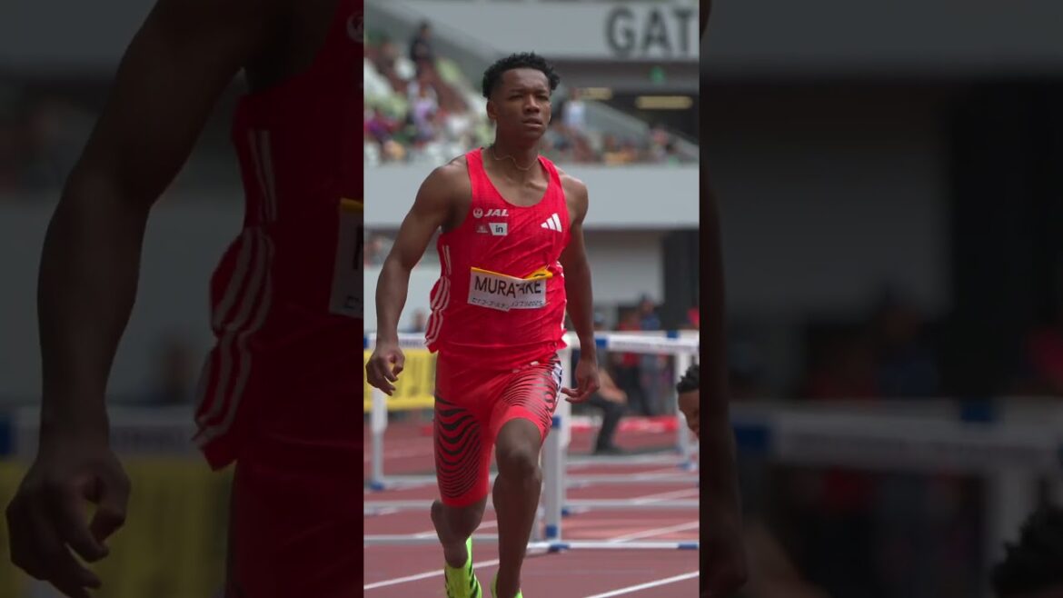 #Muratake Rashid, who was offered the #Tokyo 2025 World Athletics Award, won the men's 110m hurdle in 13.16 seconds!! ️【#Seiko GGP】