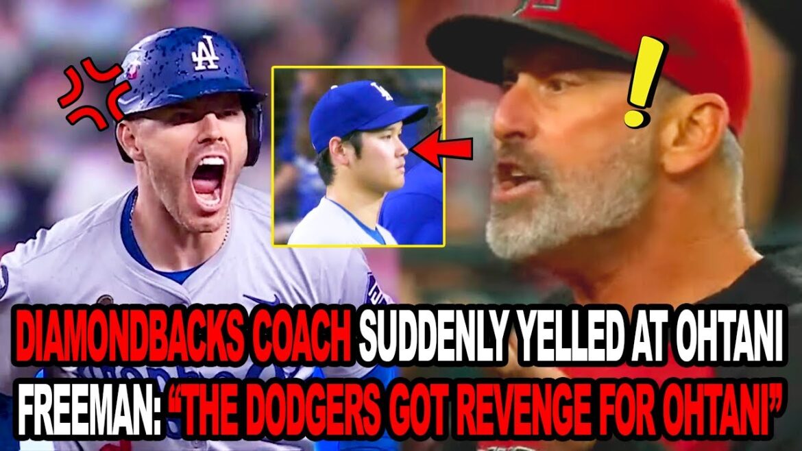 Diamondbacks Coach Insulted Ohtani In The Dugout!! Freeman: “The Dodgers Got Revenge For Ohtani” Diamondbacks Coach Insulted Ohtani In The Dugout!! Freeman: “The Dodgers Got Revenge For Ohtani”