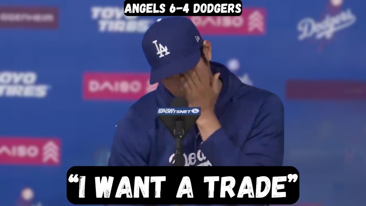 Shohei Ohtani REQUESTS TRADE to the Angels after sweep - Post Game Interview - Angels 6-4 Dodgers