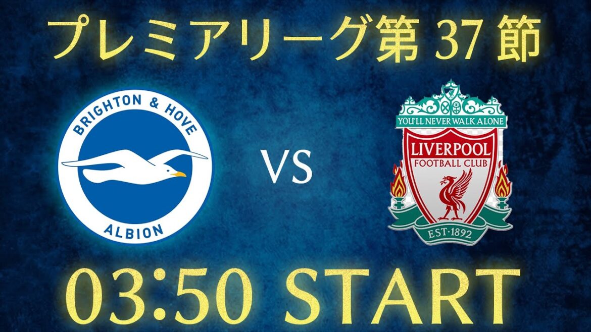 [Mito Kaoru]Brighton vs Liverpool/Premier League Round 37 Chat Live Stream