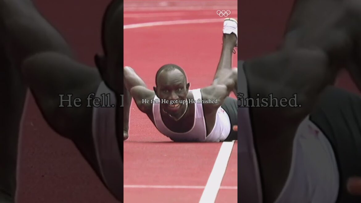 This is resilience. ❤️James Chiengjiek was not going to give up. #SportMoreThanSport #Olympics