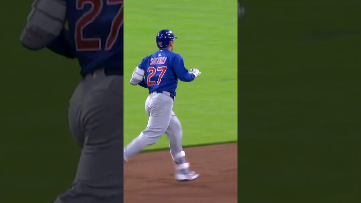 Seiya Suzuki's LASER Homer! #baseball #chicagocubs