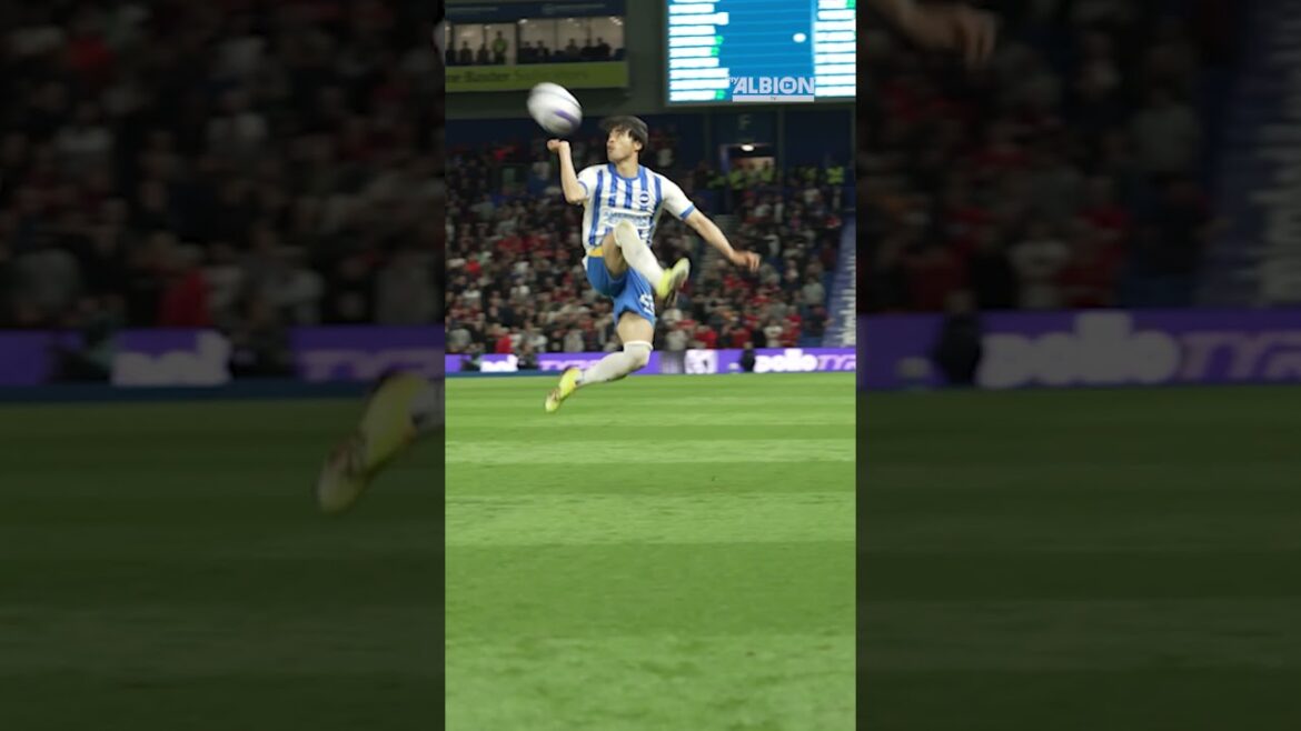 Perfect Angle Of Mitoma's MAGNIFICENT Control #kaorumitoma #liverpool #brightonandhovealbion