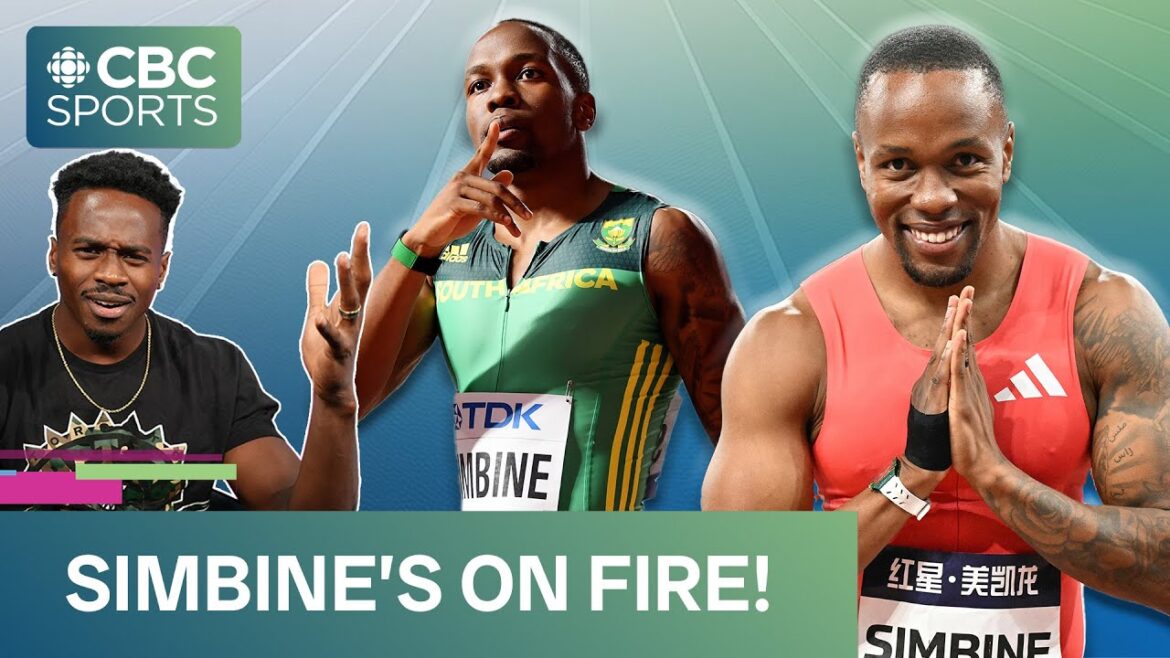 Akani Simbine is on FIRE this season, BROKE Bolt's record, undefeated SO FAR | #CBCSports