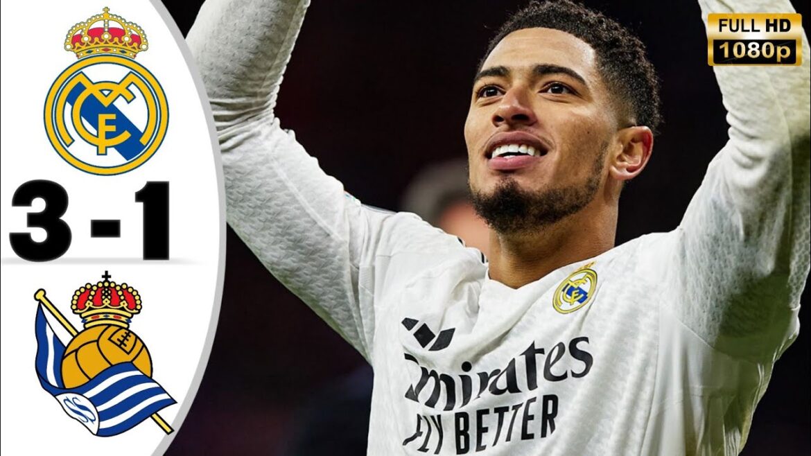 Real Madrid vs Real Sociedad 3-1 • Real Madrid Highlights & All Goals • Ball results last night