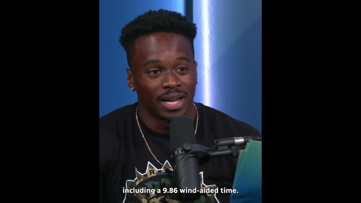 This track star broke a Usain Bolt record and Aaron Brown calls him “The South African Goat” #track This track star broke a Usain Bolt record and Aaron Brown calls him "The South African Goat" #track