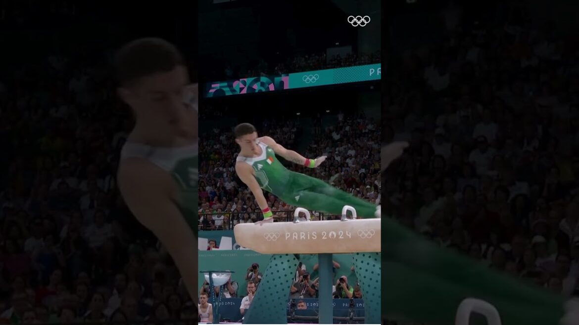 The first-ever medal for Ireland in any artistic gymnastics event! ❤️ #Olympics #Gymnastics