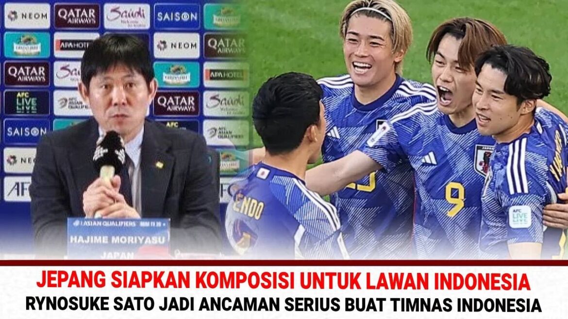 🔴. The Japanese soccer association has announced the Samurai Blue squad for the match against the Indonesian team.