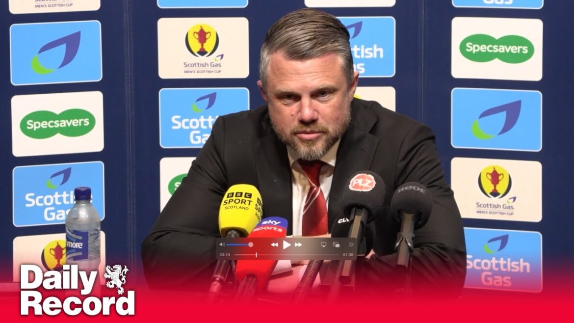 Scottish Cup Final: Aberdeen boss Jimmy Thelin 'proud' of supporters' energy in win against Celtic
