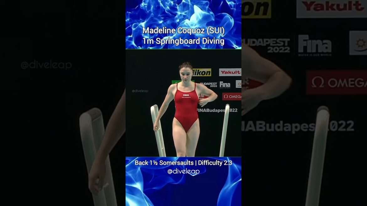 Madeline Coquoz #diving #athlete #swimming #olympics #edit #sports #music