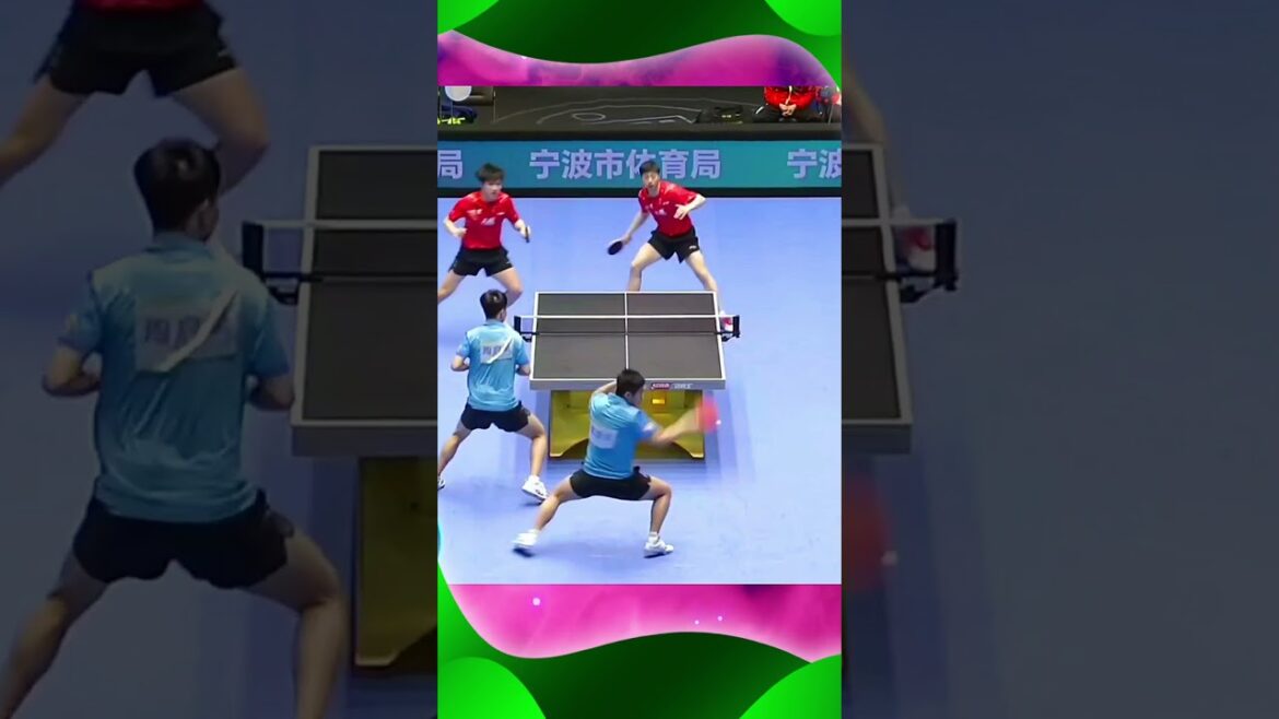 Ma Long With Forehand Topspin #탁구#Zhuoqiu#Table tennis#wtt #ittf #tabletennis #sports #shorts