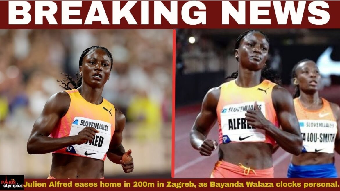 Julien Alfred || The Olympic 100m champion took victory at the Boris Hankezovic Memorial, NEWS ||