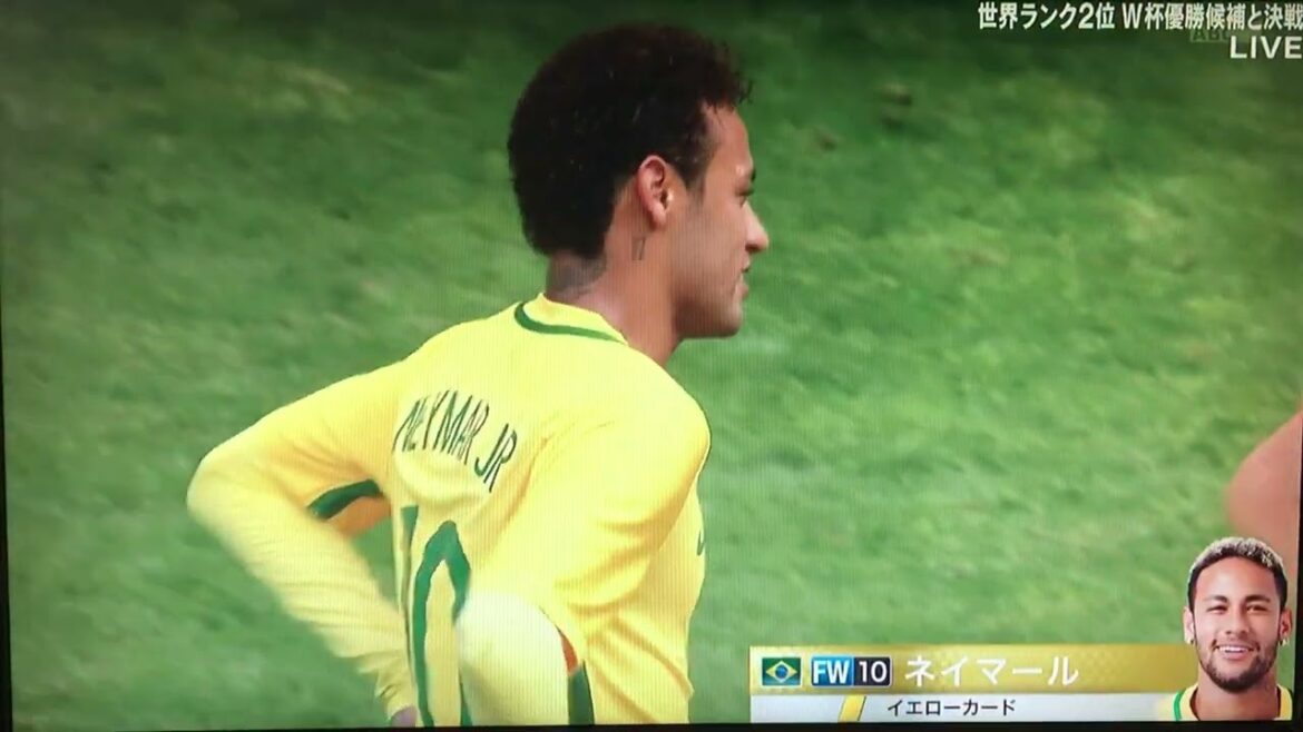 Neymar! Shaking Sakai Hiroki!?[Japan x Brazil]→ Will he receive a revenge foul from Ideguchi?!