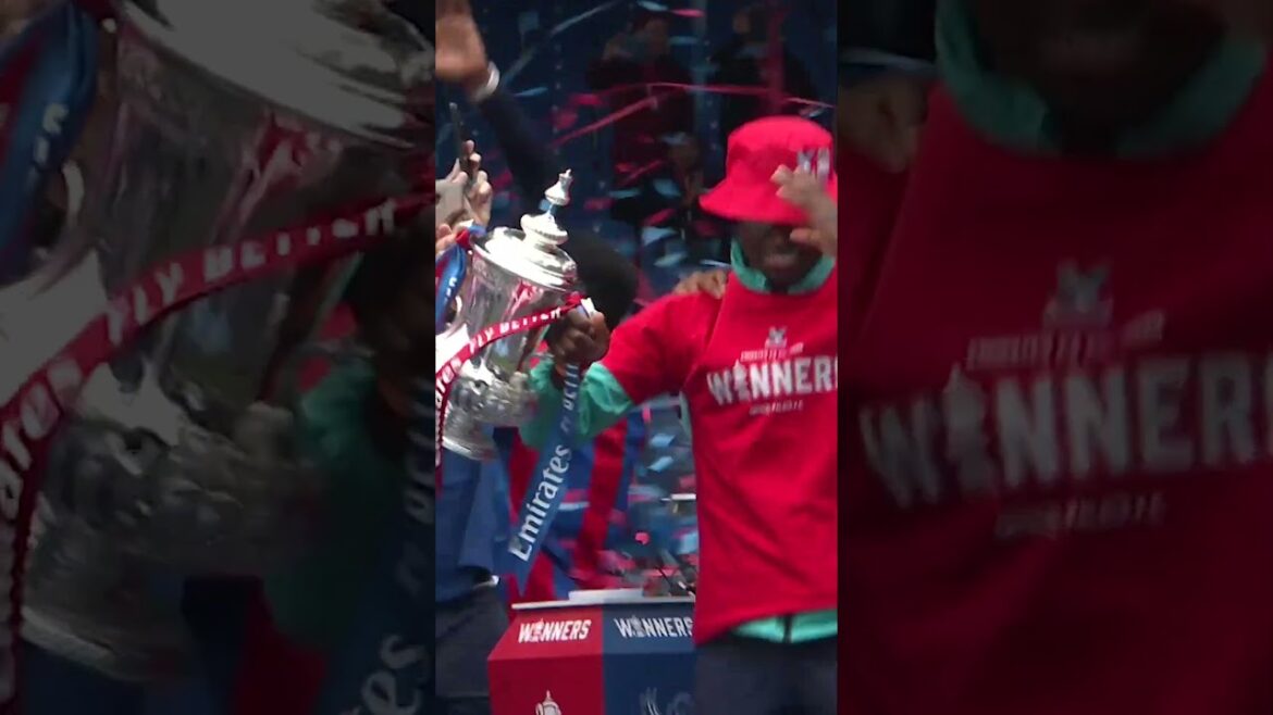 One more trophy lift with you😍 #cpfc #crystalpalace #facup