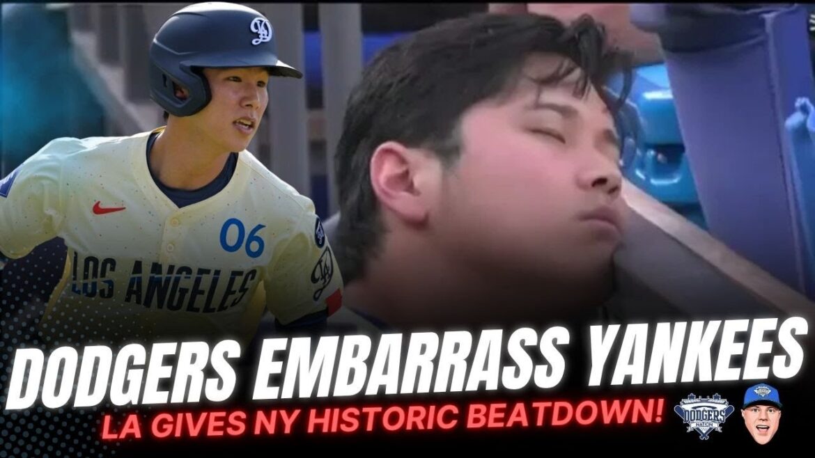 MUST-SEE: Shohei Ohtani Falls Asleep During Dodgers 18-2 Blowout of Yankees, Hyeseong Kim SHINES!