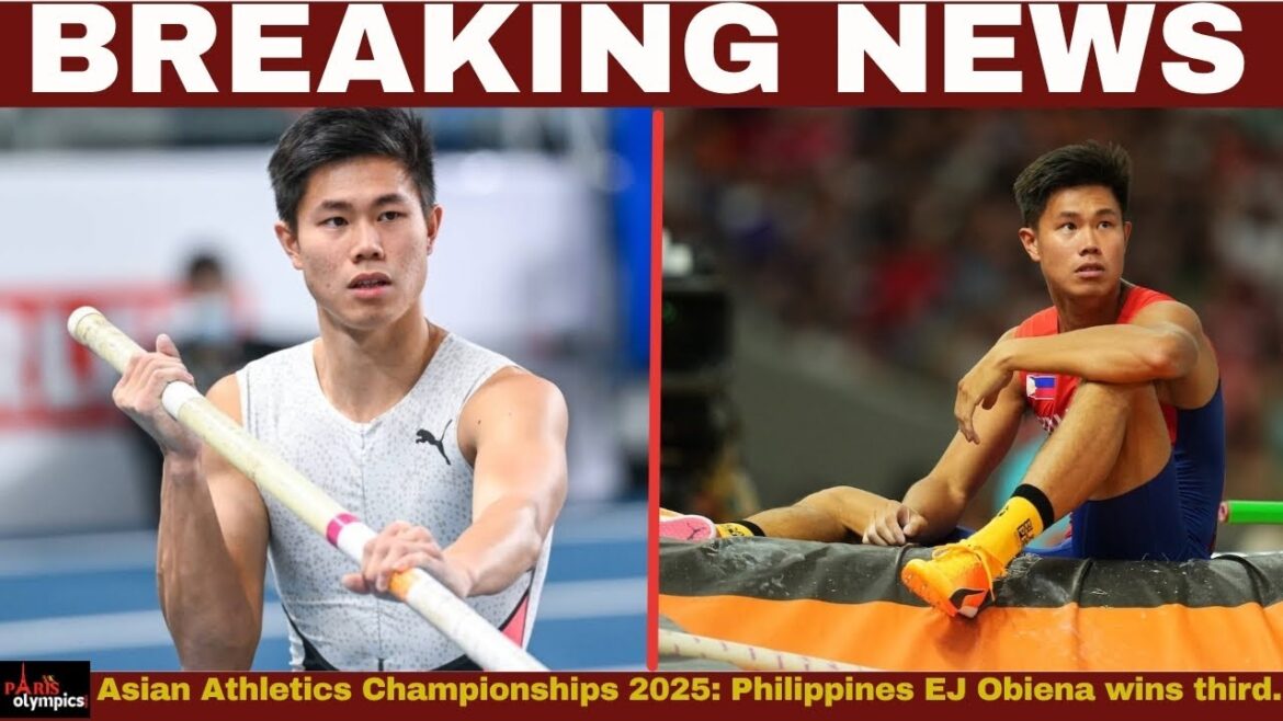 Asian Athletics Championships 2025: Philippines' EJ Obiena wins third straight gold in men's pole...