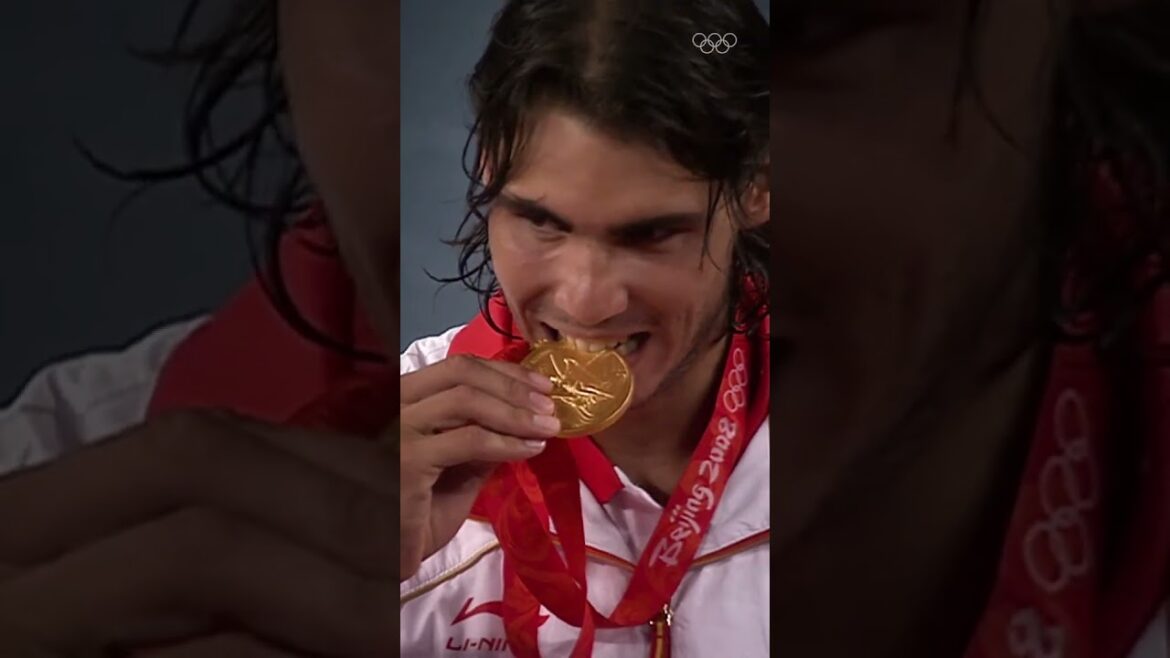 The iconic and Olympic, Rafael Nadal. 🥳 🇪🇸