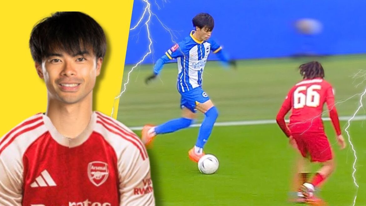Kaoru Mitoma is Perfect Winger For Arsenal!🇯🇵🤯
