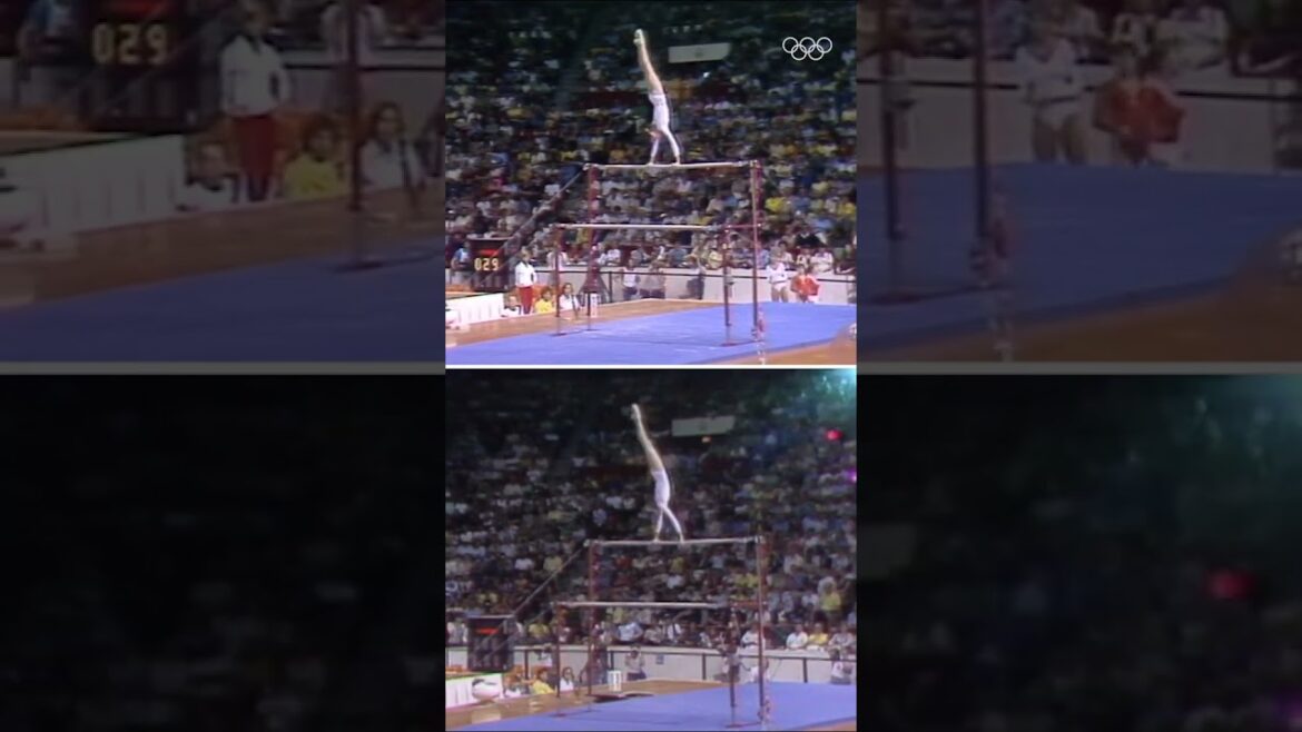 Nadia Comaneci made history with perfect 10s in both the qualifying round and the final. ✨