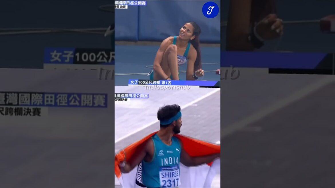 JYOTHI & TEJAS win GOLD in Hurdles at Taiwan Open 2025 JYOTHI & TEJAS win GOLD in Hurdles at Taiwan Open 2025