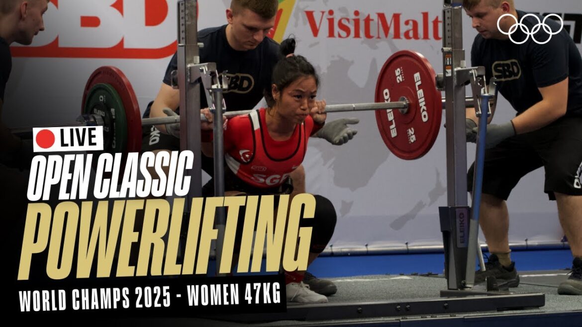 🔴 LIVE Powerlifting | Women's 47kg | World Classic Open Championships | Chemnitz