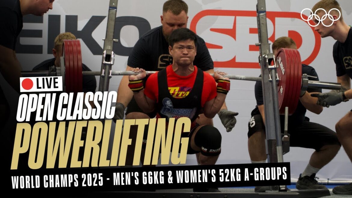 🔴 LIVE Powerlifting | Men's 66kg & Women's 52kg A-Groups | World Classic Open Championships