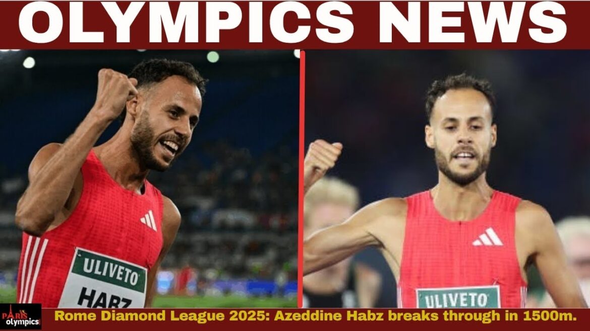 Azeddine Habz claimed the biggest triumph of his career in the men’s 1500m at the Golden Gala Azeddine Habz claimed the biggest triumph of his career in the men's 1500m at the Golden Gala