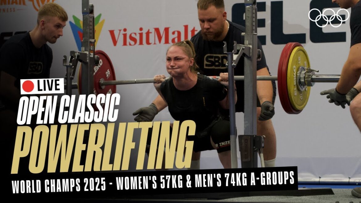 🔴 LIVE Powerlifting | Women's 57kg & Men's 74kg A-Groups | World Classic Open Championships